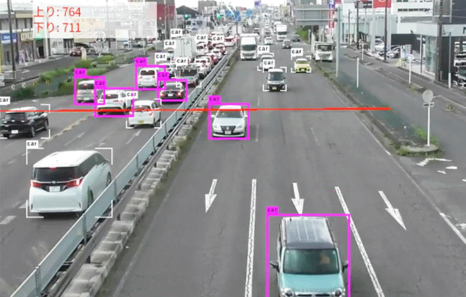 車両タイプのカウント